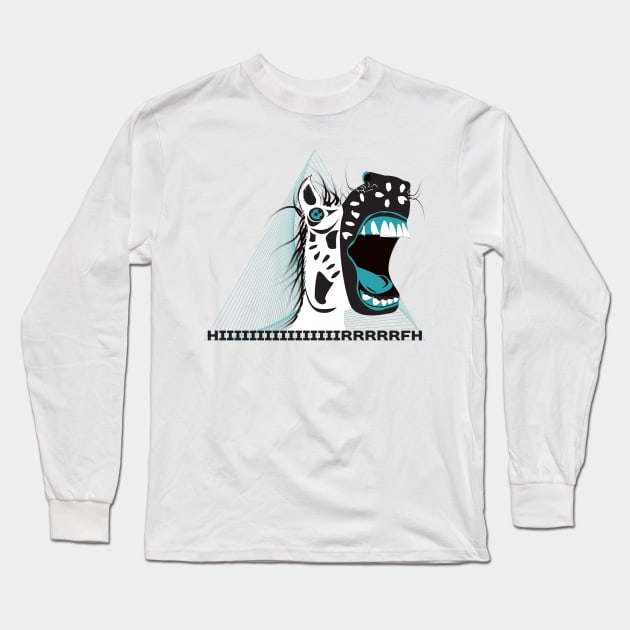 Screaming Horse Long Sleeve T-Shirt by Stecra